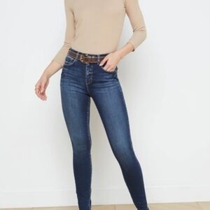 L'AGENCE Dark Blue Skinny Jeans 24